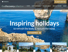 Tablet Screenshot of discovery-collection.com